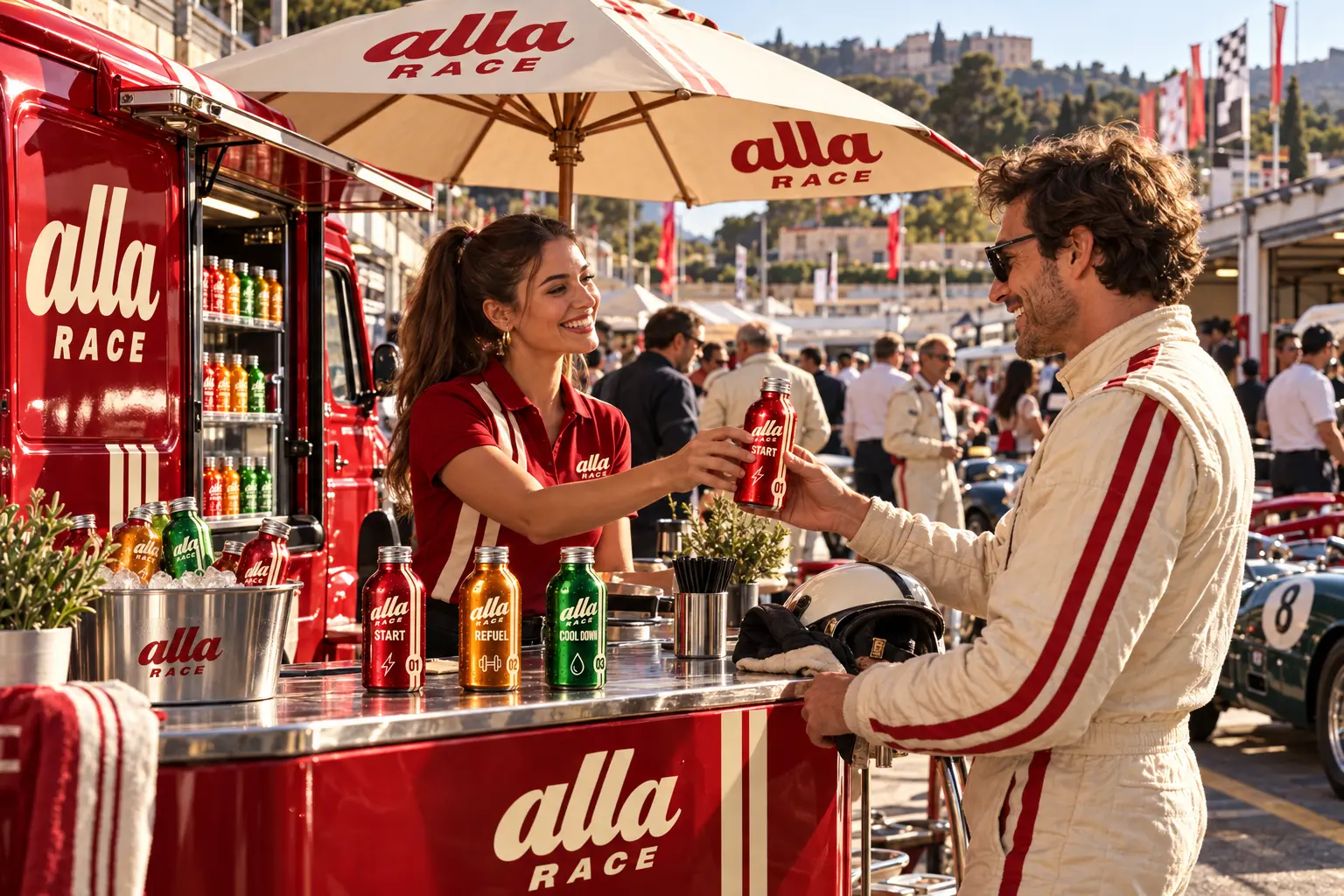 ALLA RACE: Circuit auto · paddock