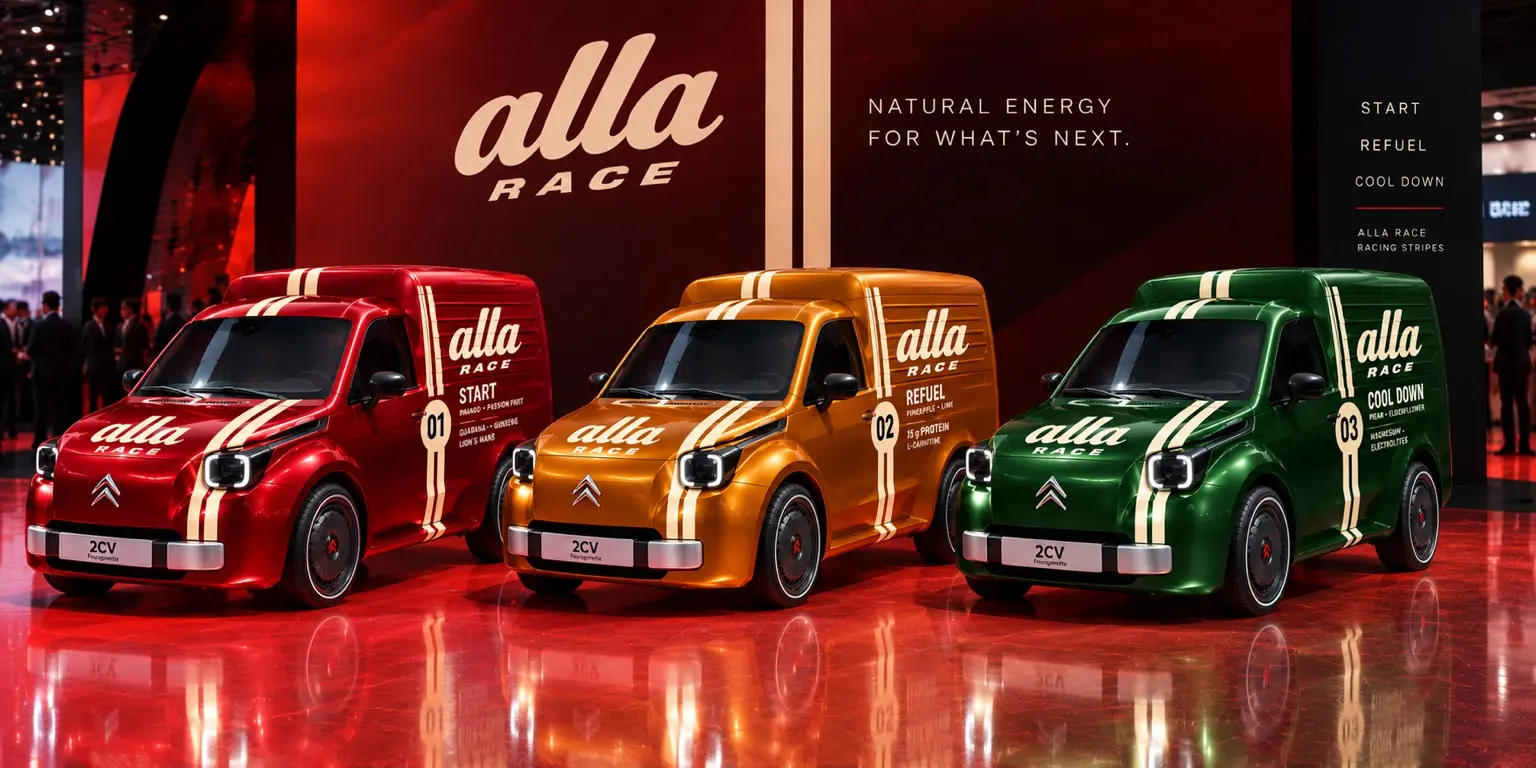 ALLA RACE: Expoziție · flotă de promovare