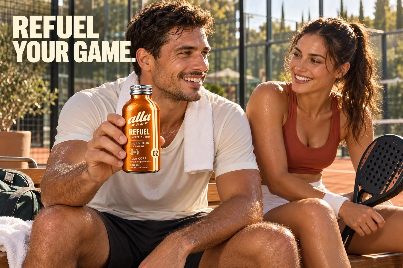 ALLA RACE: Teren de padel · după meci