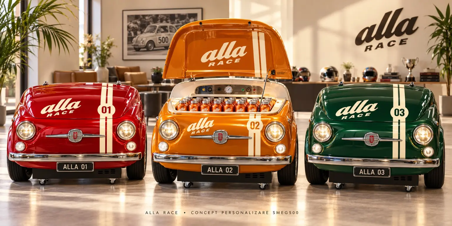 ALLA RACE: Showroom · concept de personalizare SMEG500