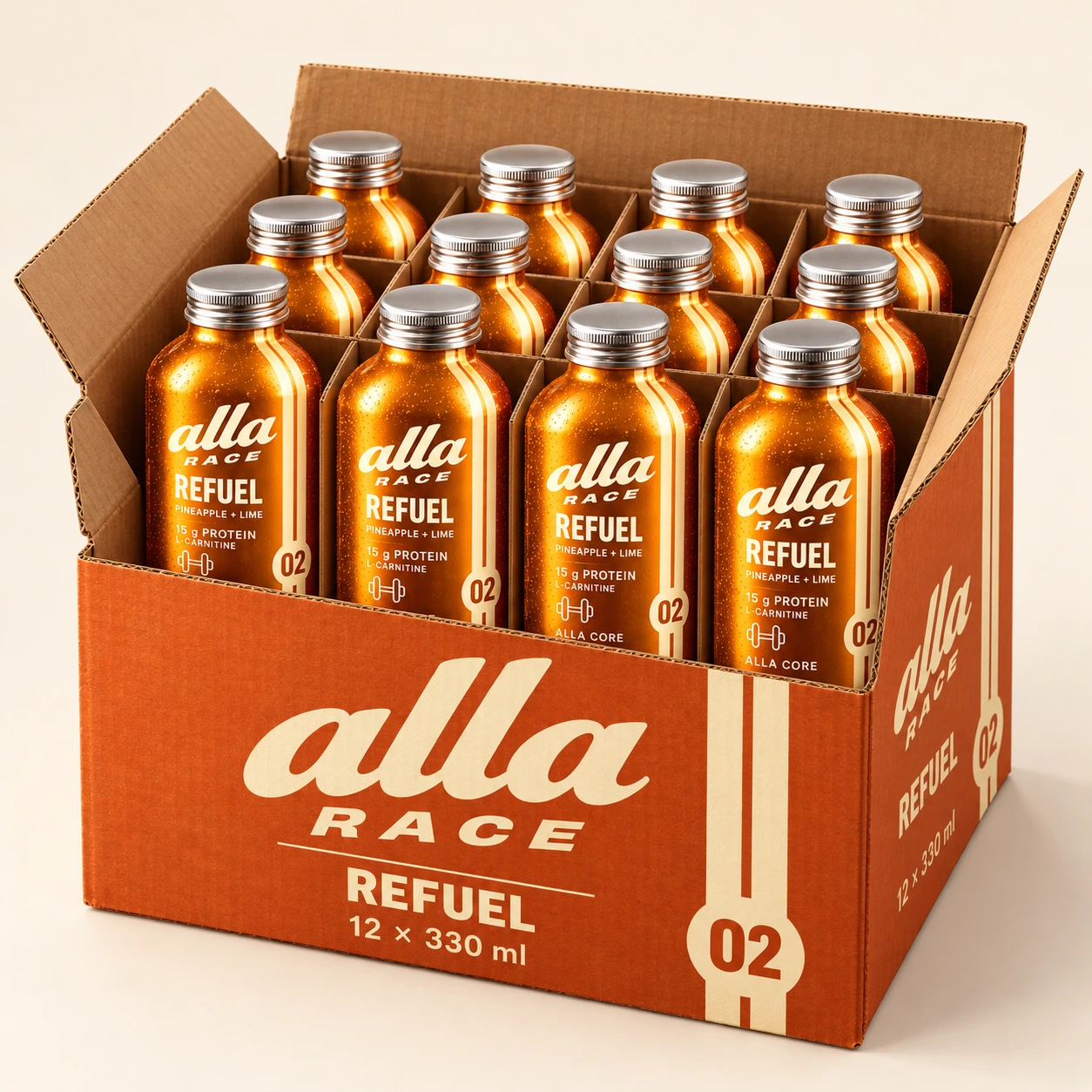 Cutie REFUEL cu 12 sticle